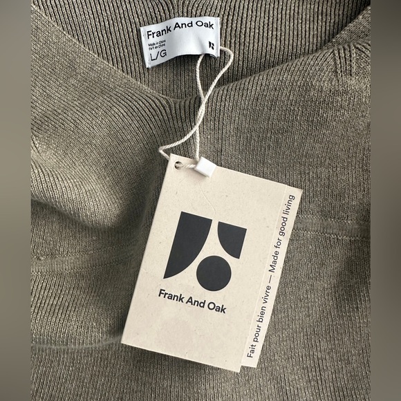 Knitted Tank Top from Frank and Oak. Brand New, size : L. - Picture 5 of 6